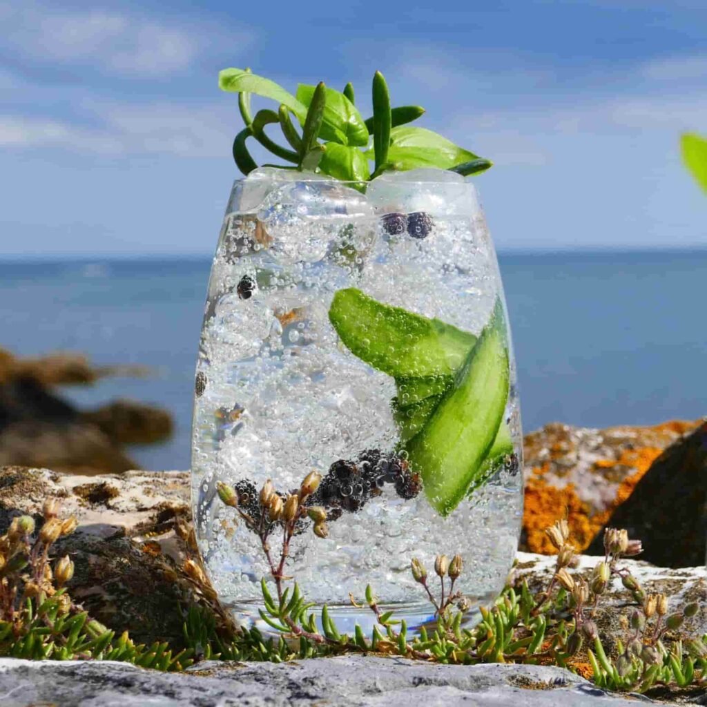 Cucumber & Basil mocktail recipe