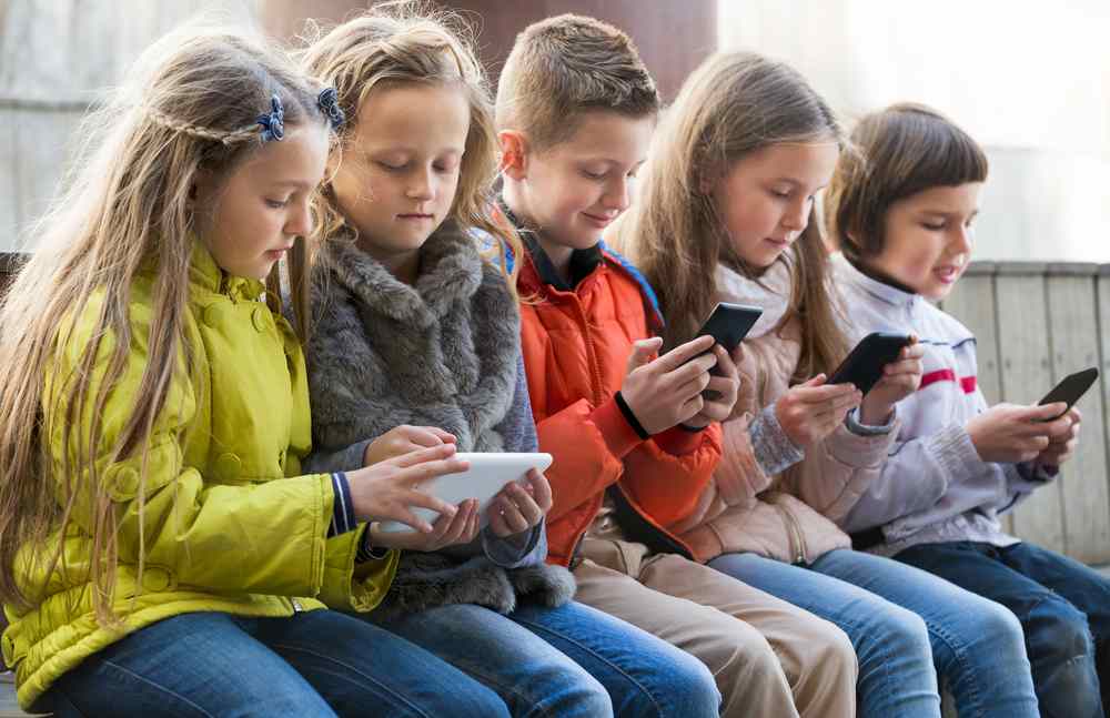 Most eight to 12-year-old spend more than six hours online per day