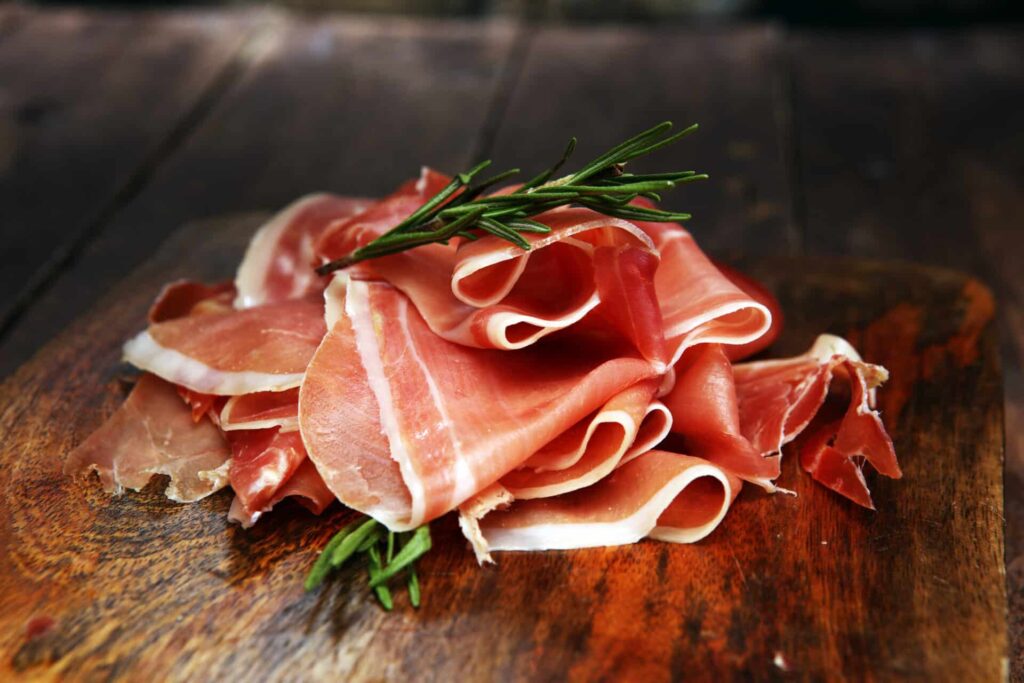 Parma ham often comes from animals kept in unimaginably cruel cages