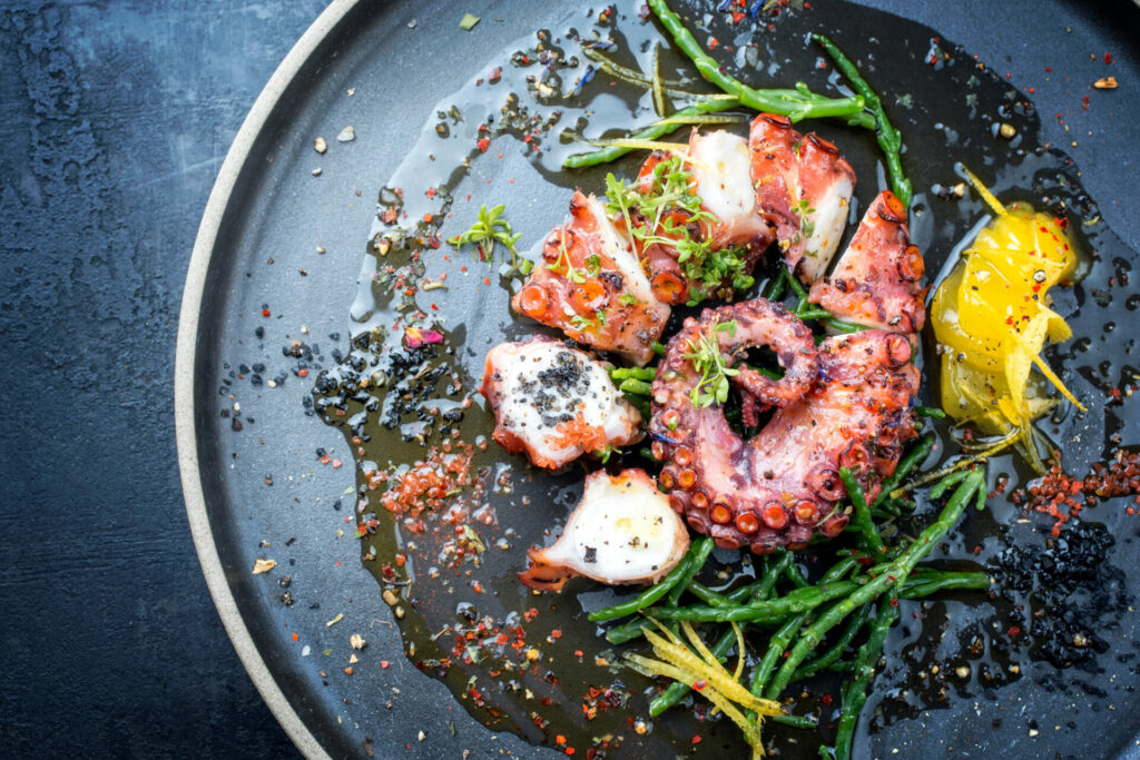 octopus on a plate - the plans for octopus farms would see one million creatures raised per year 