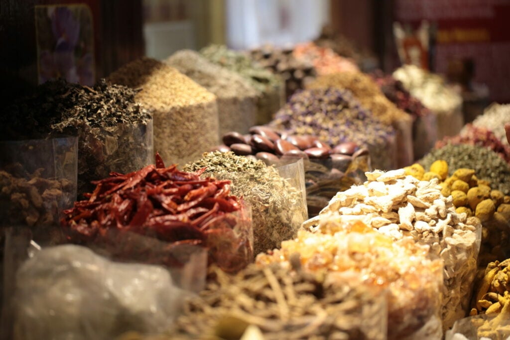 zero waste shopping at the spice souk