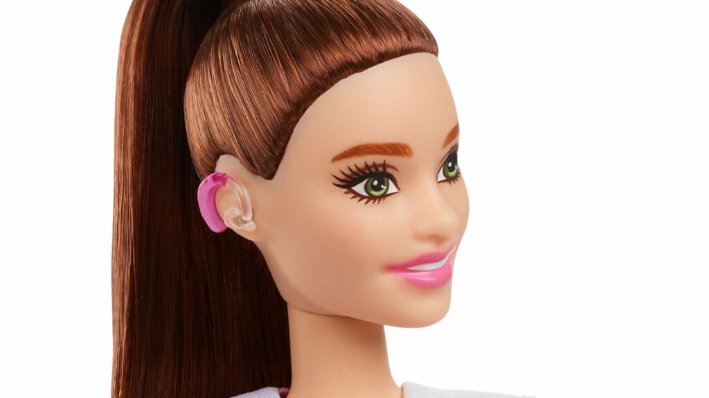 Barbie with hearing aids