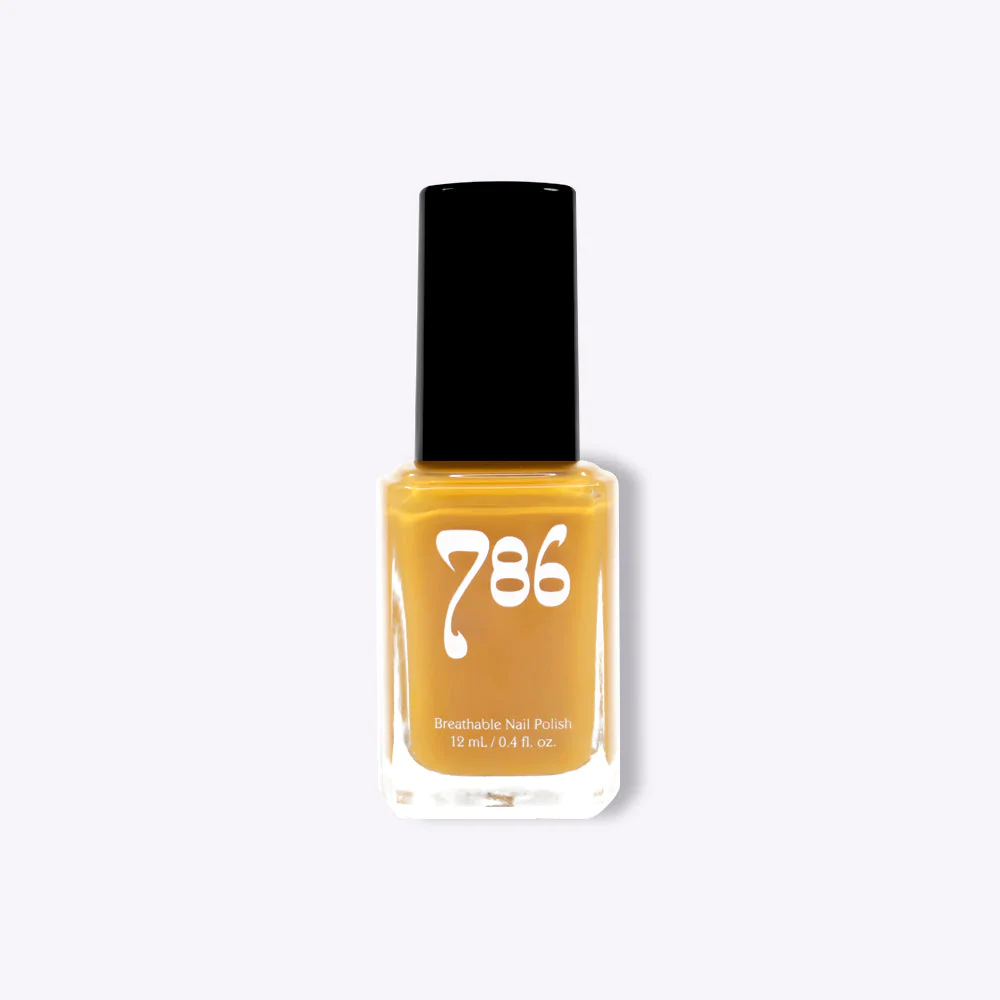 786 Halal nail polish yellow