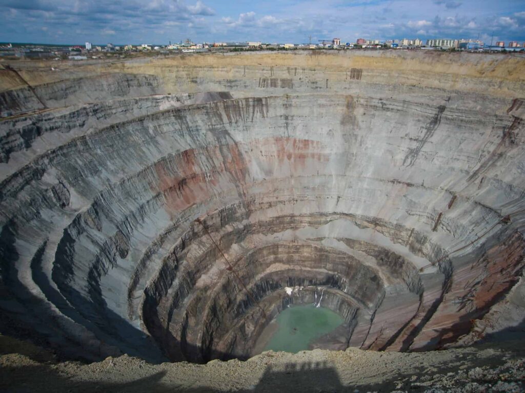 Diamond mines