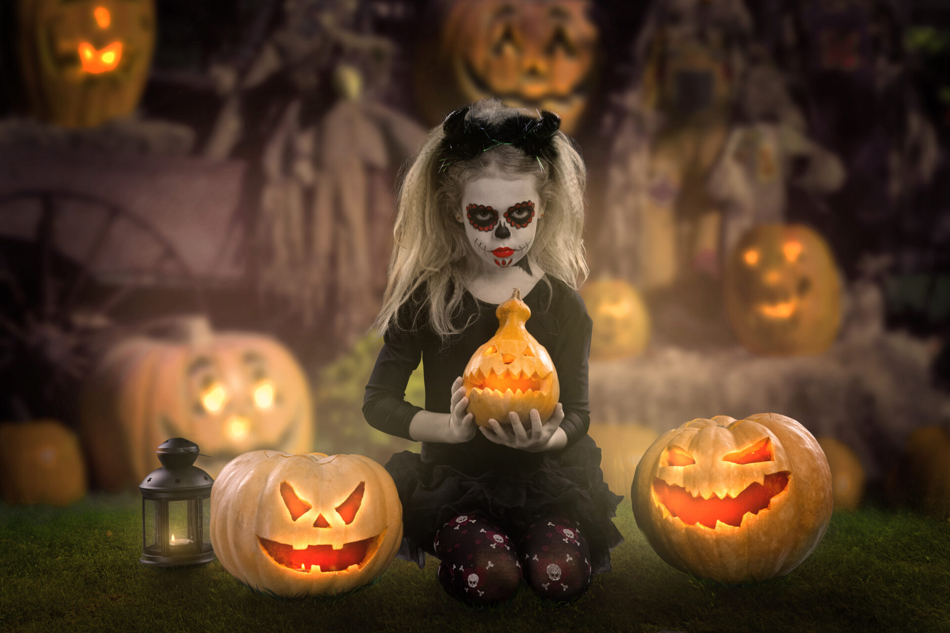 scary Halloween child