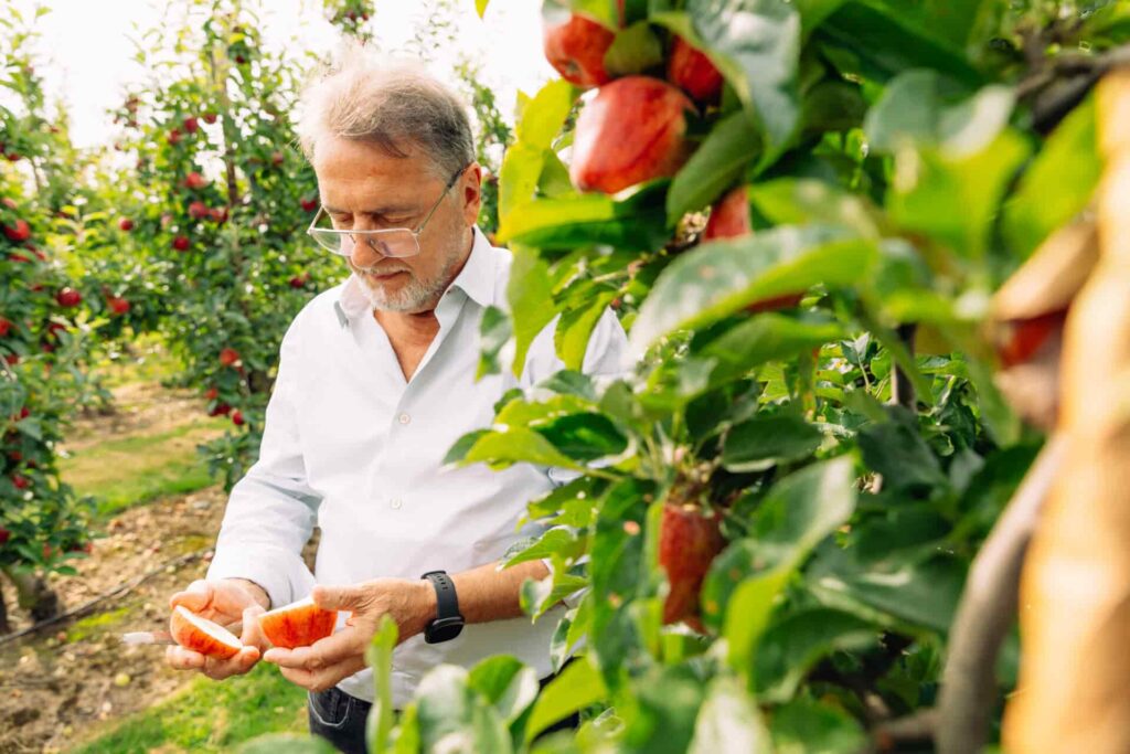 Raymond Blanc is inspired to create dishes using apples from his orchard