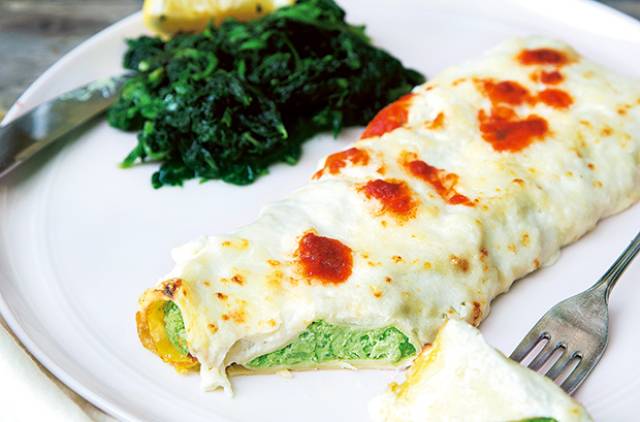 Ricotta and Spinach Cannelloni al forno