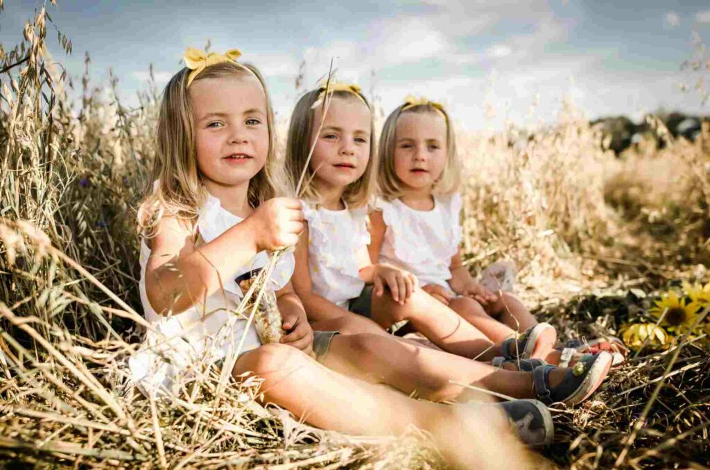 triplets caring for the planet