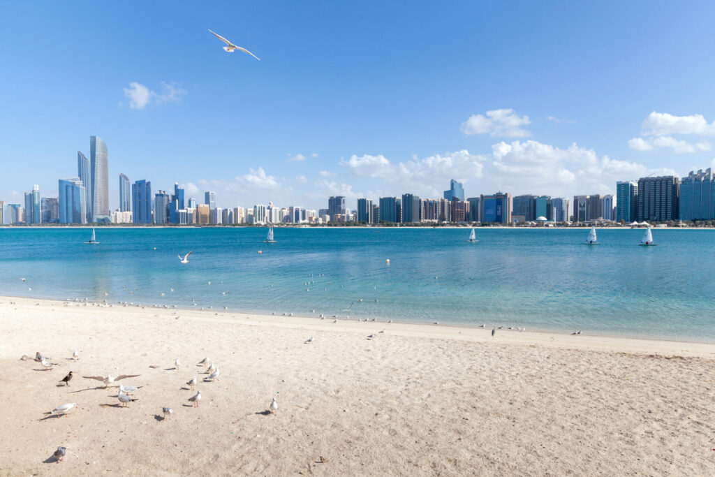 uae beaches evening