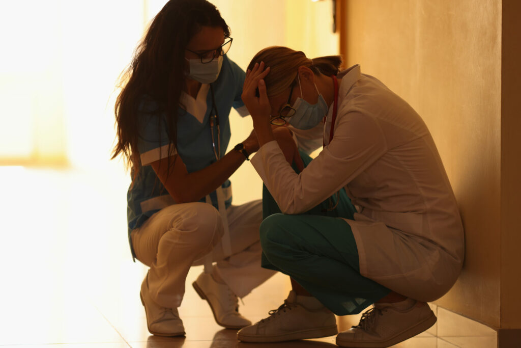 A staggering 86 per cent of health care workers have spotted signs of compassion fatigue in their colleagues 