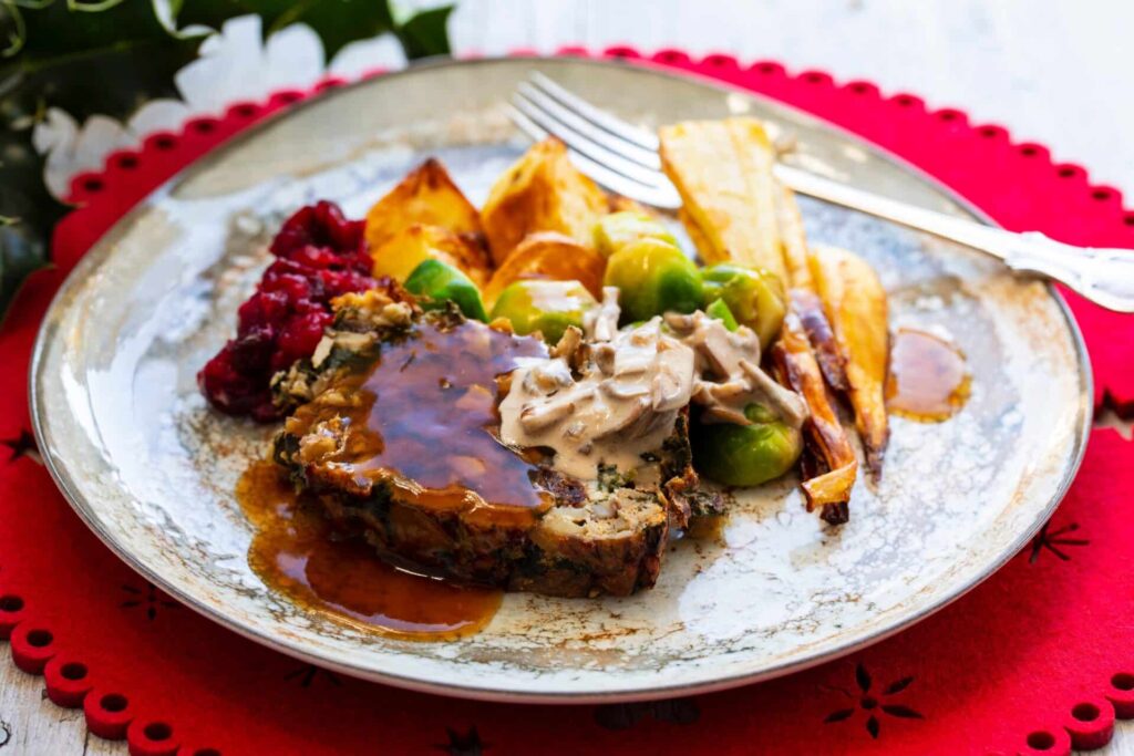 vegan christmas dinner