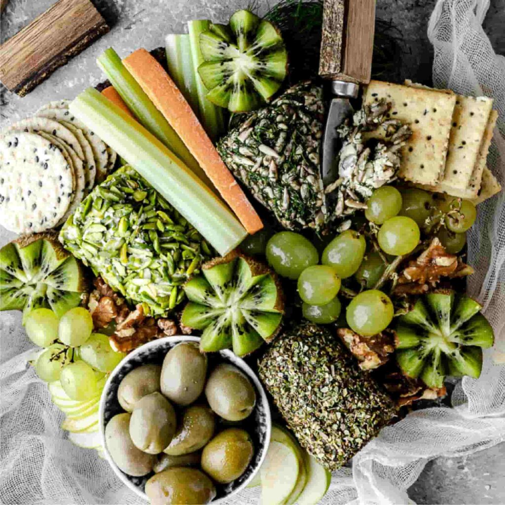 Vegan platter from Food for soul in the UAE