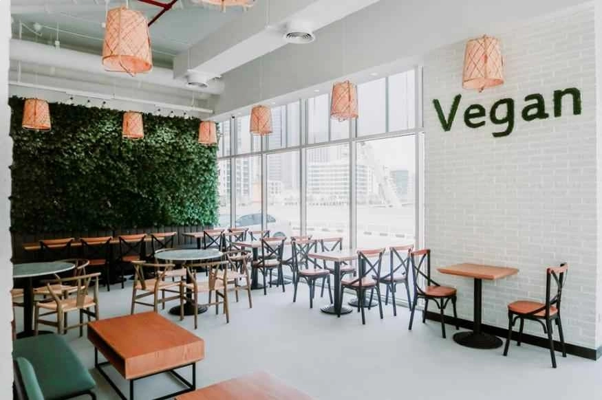 restaurant interior for veganuary