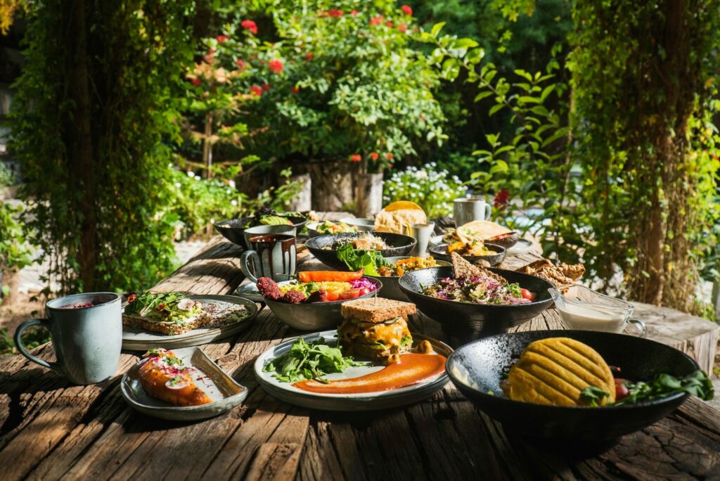 restaurant interior for veganuary