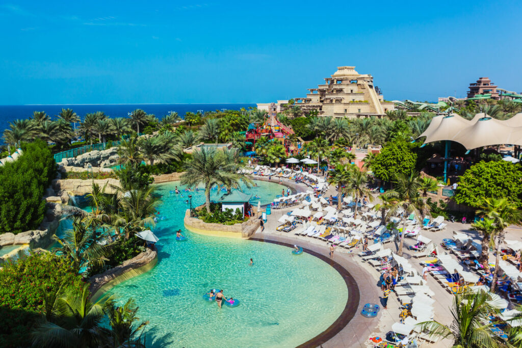 save dirhams by buying annual passes such as one to Aquaventure theme park pictured here 