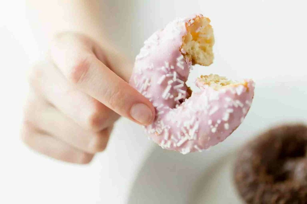 reaching for a doughnut and comfort eating is a way of coping with tiny traumas
