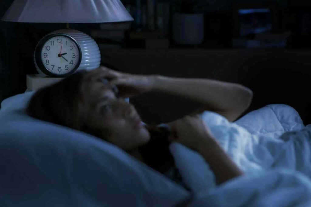 not sleeping insomnia