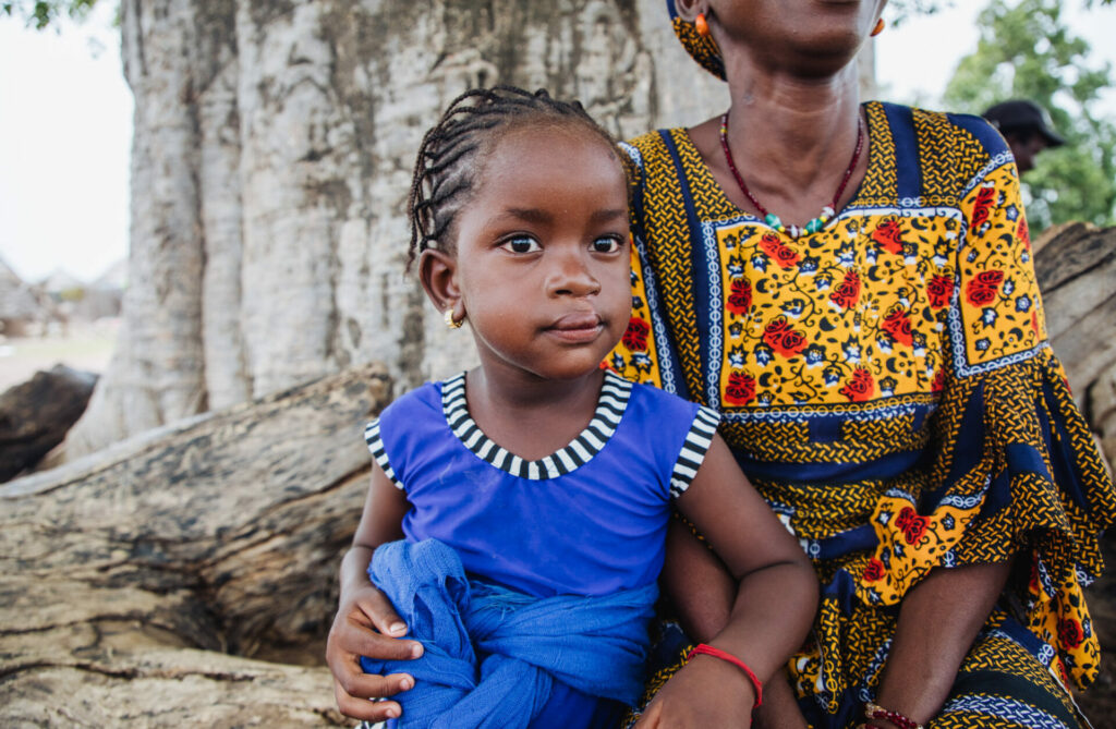 Awa, girl with cleft lip, after surgery 