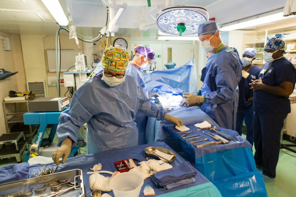 surgery on board Global Mercy