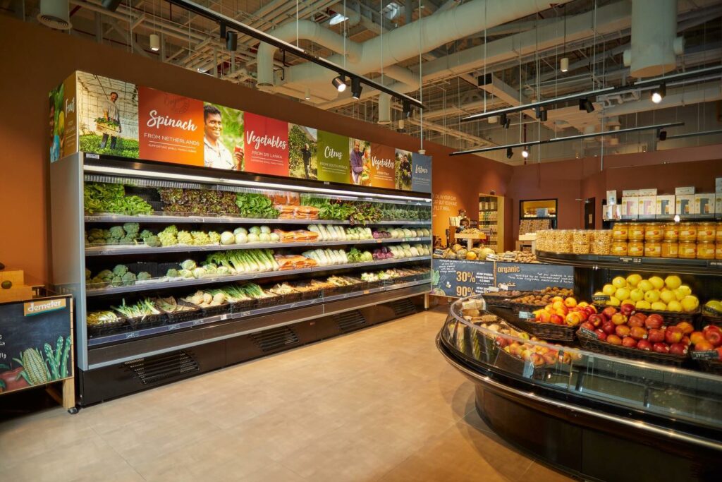 inside organic grocery store 