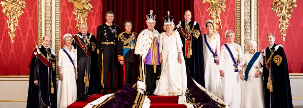 the coronation produced a new monarch and a mountain of waste 