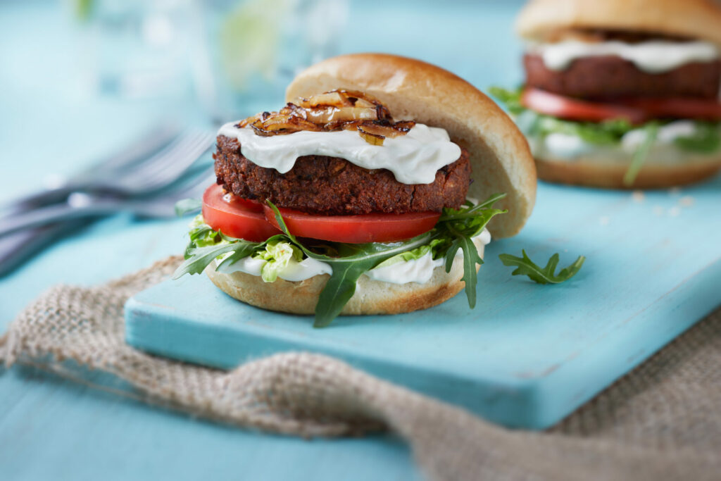 easy beans barbecue burger