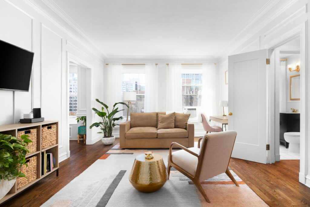 beautiful living room with plants 