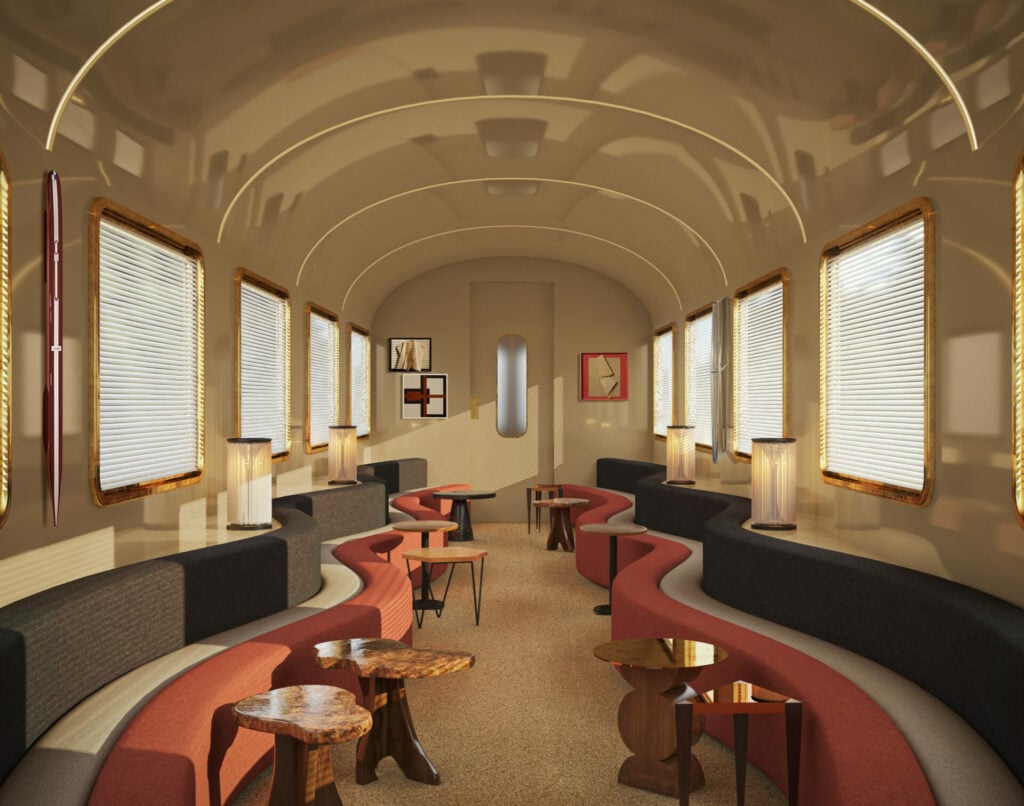 inside the luxury rail carrier 