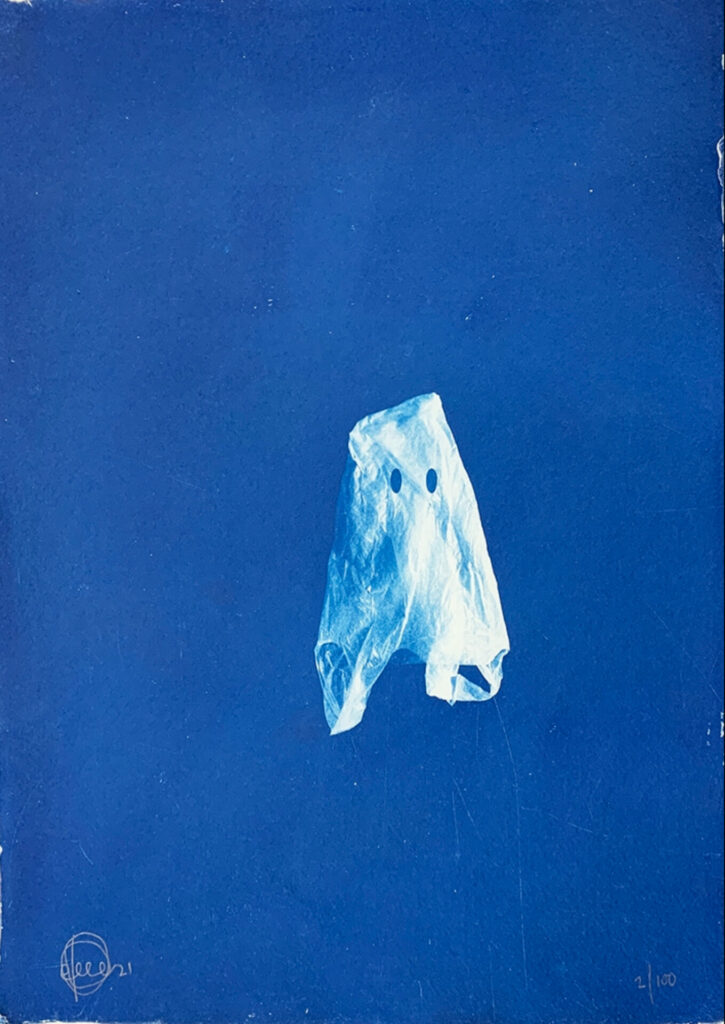 Plastic Bag Ghost by artist Craig Kennan