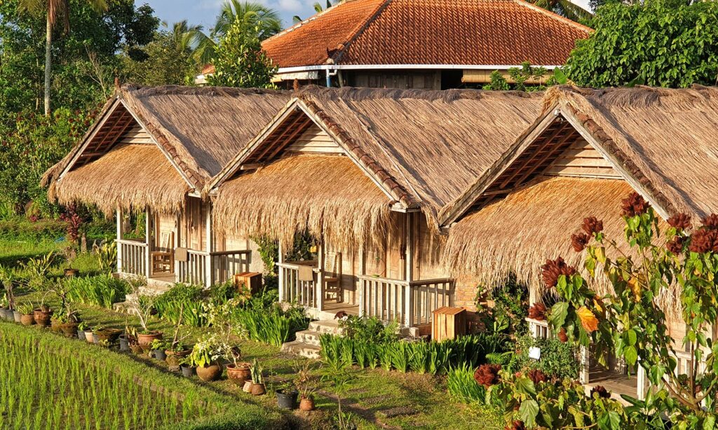 garden and grounds of a silent retreat 