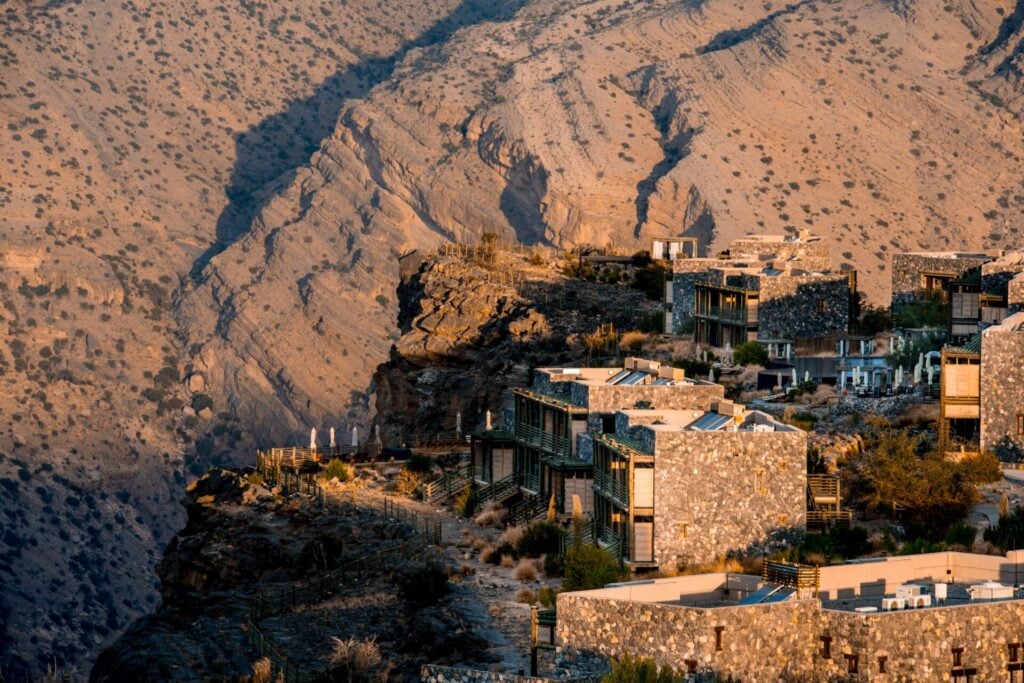 Alila Jabal Akhdar aerial view 