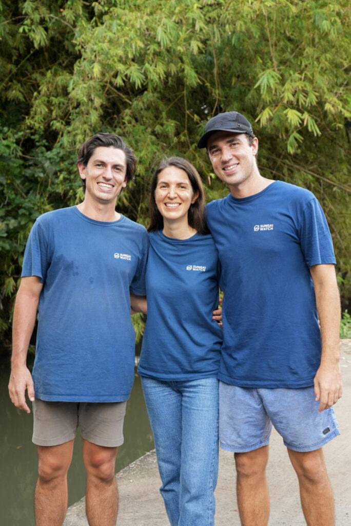 The Bencheghib siblings smile to camera 