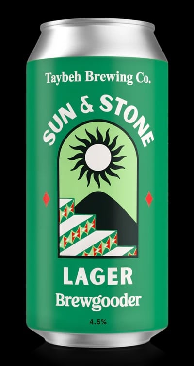image of can of Sun & Stone lager
