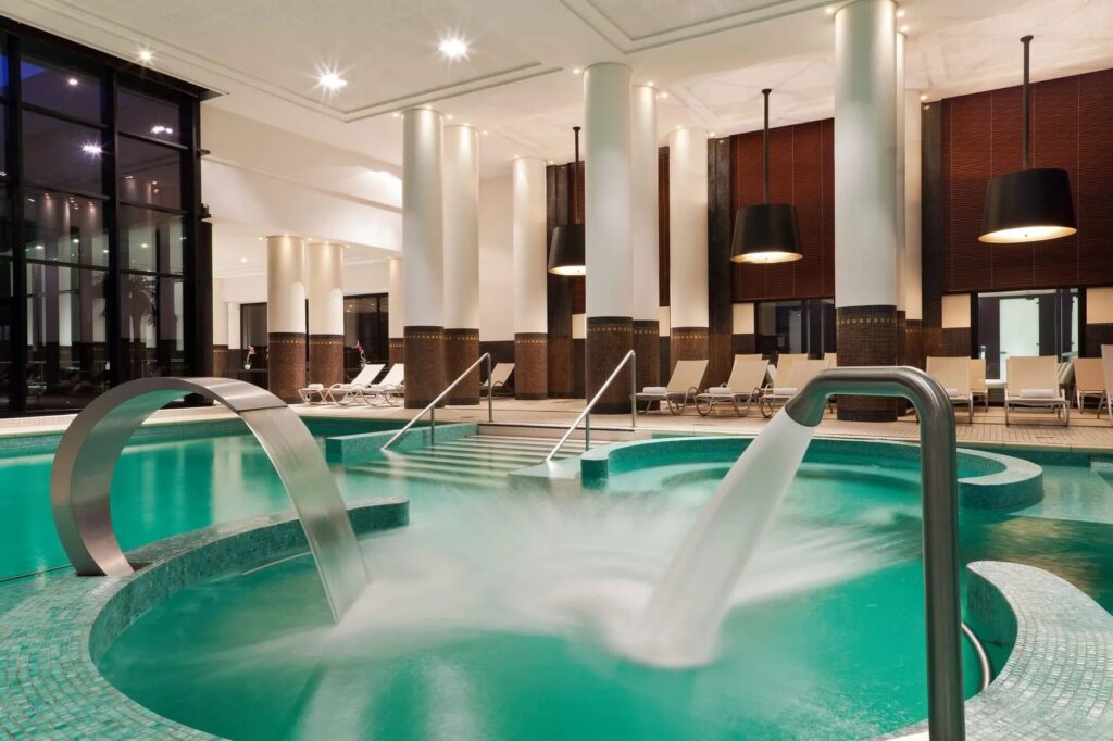 Inside the Spa of Hôtel Barrière Le Majestic