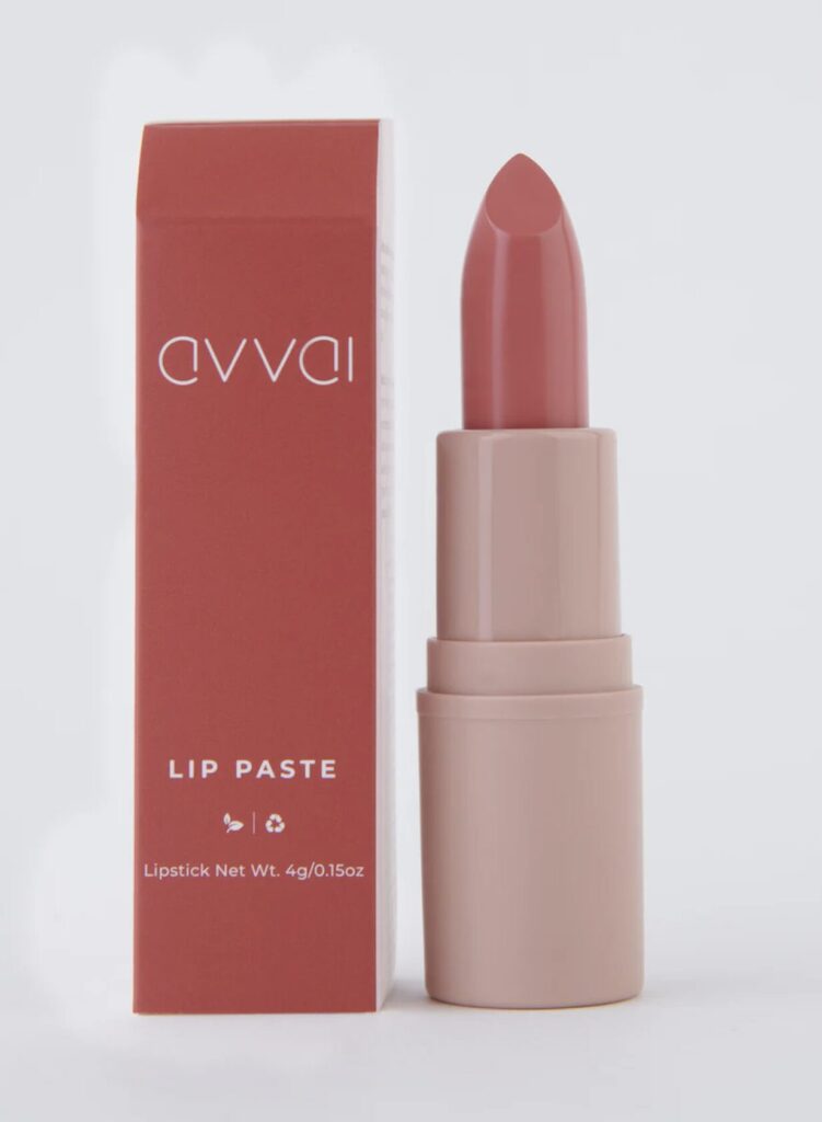 Lipstick next to box