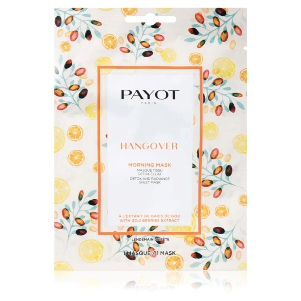 Brightly designed facial mask packaging