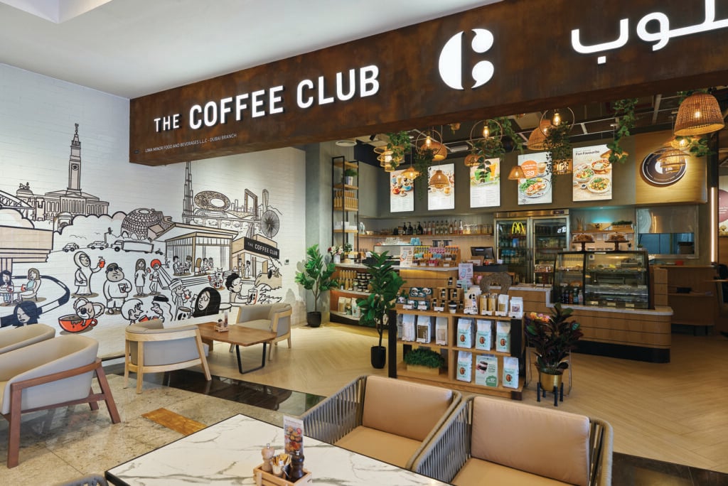 Interior of The Coffee Club