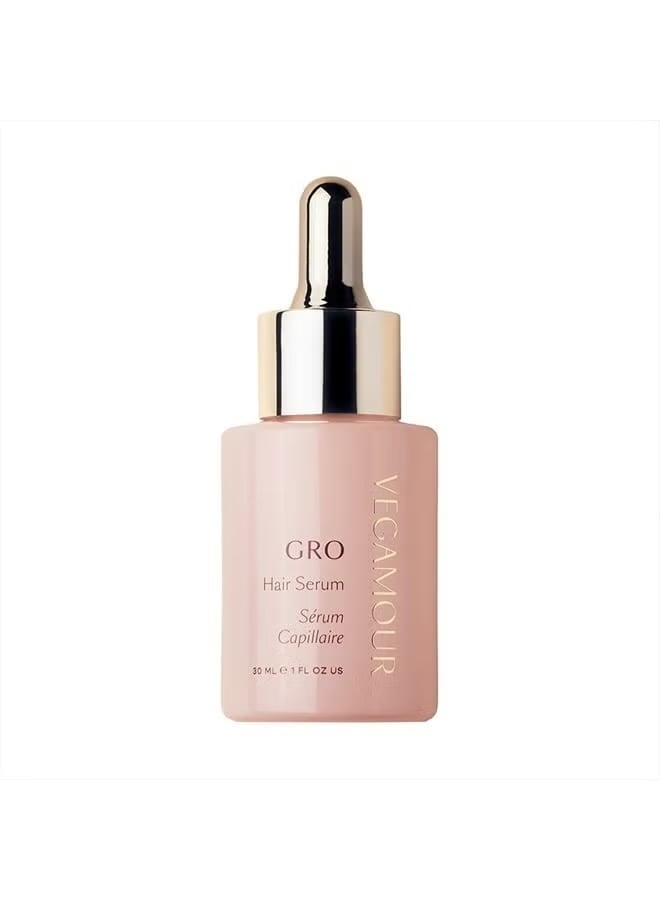 pink bottle of vegamour hair serum 