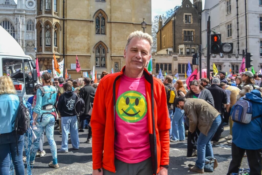Chris Packham at Extinction Rebellion's Unite For Nature Rally on Earth Day 202