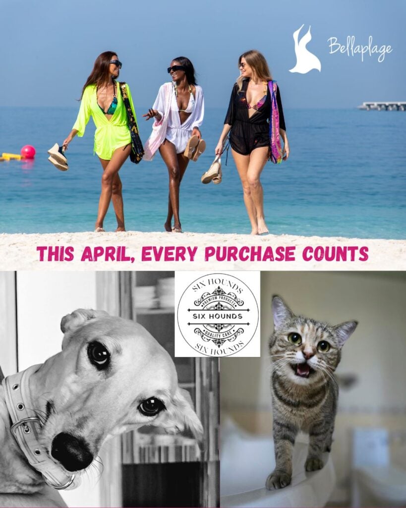 Bellaplage poster about their animal welfare collaboration