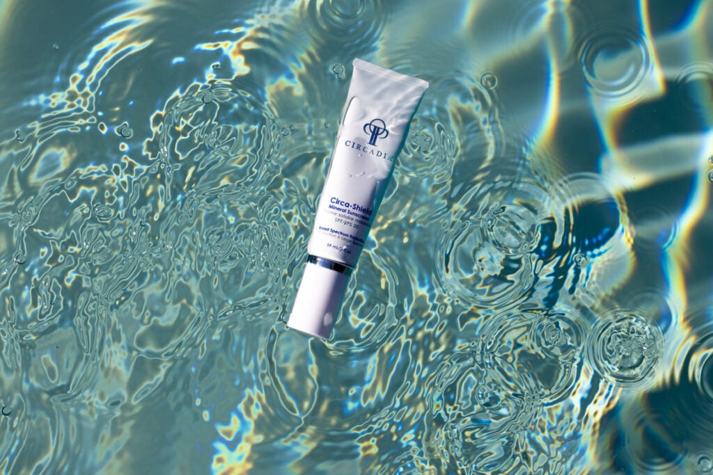Circadia shield tube in water