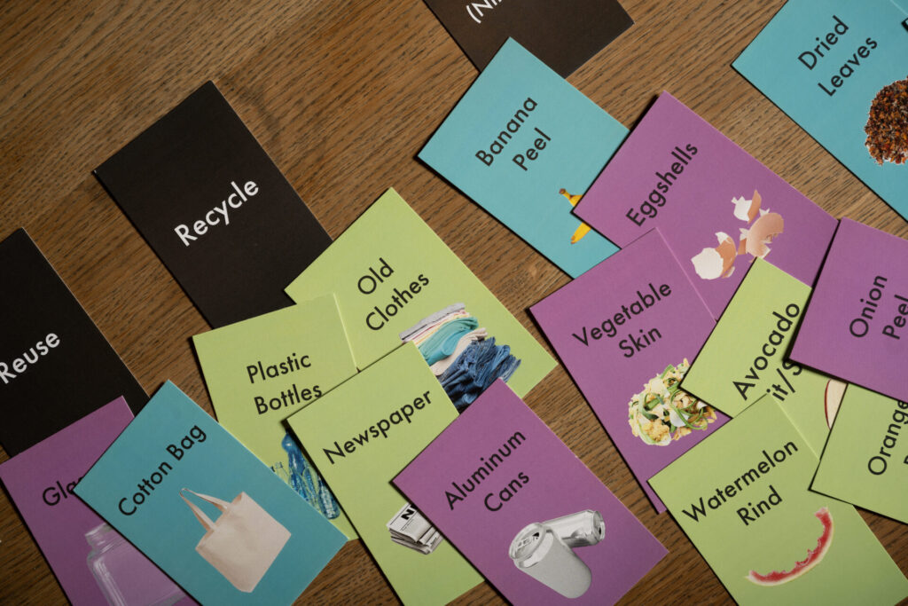 composting cards for an event held at bkry for earth day