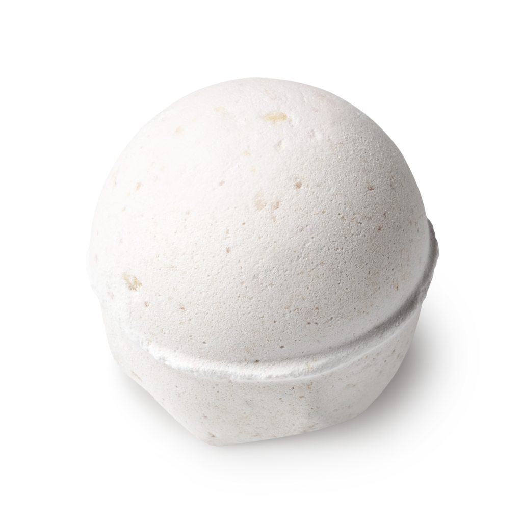 white bath bomb