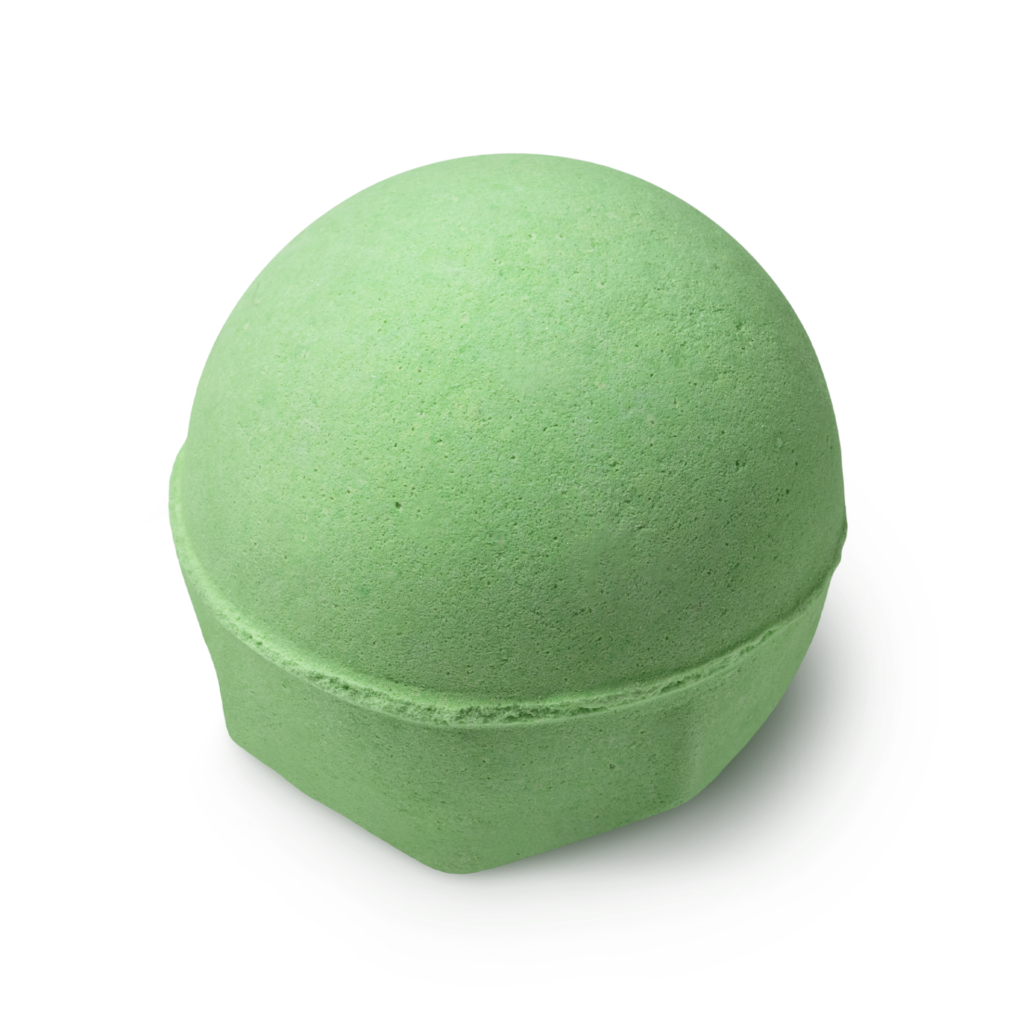 green bath bomb