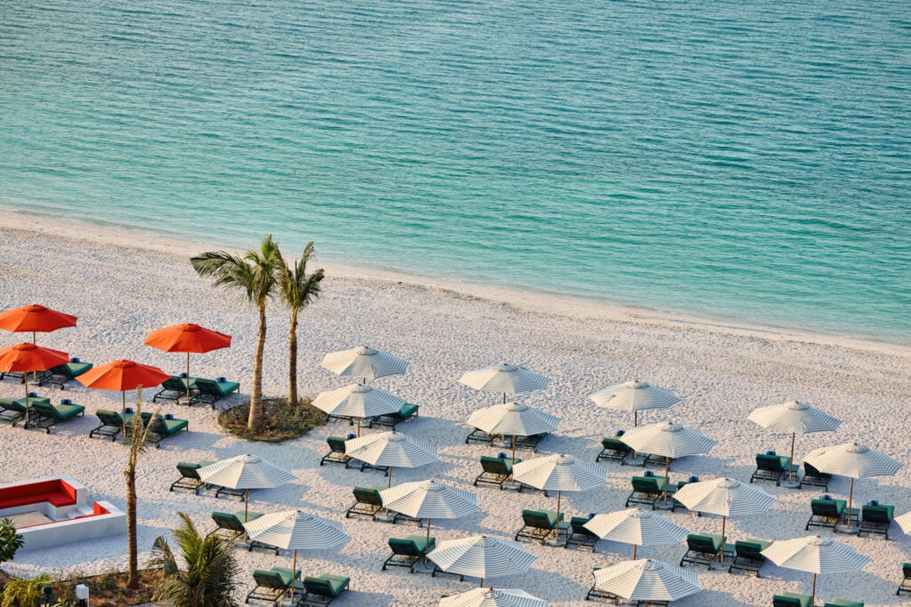 Aerial beach image at SO/Ras al Khaimah
