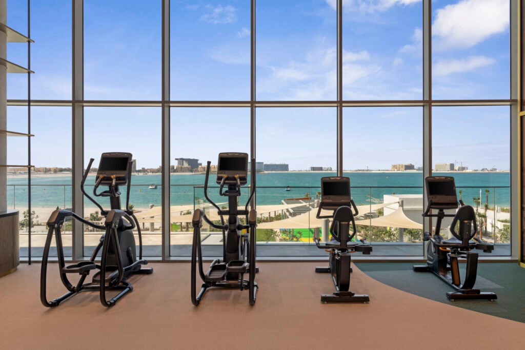 Gym looking out to sea