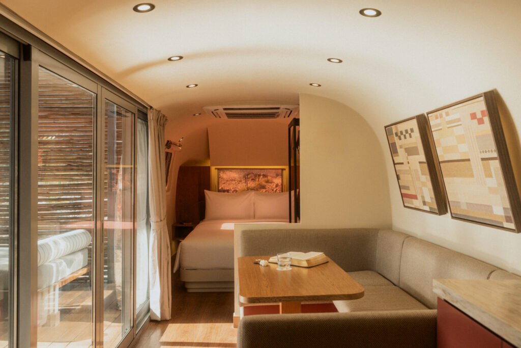interior of the caravan offering at Caravan Hatta by Our Habitas
