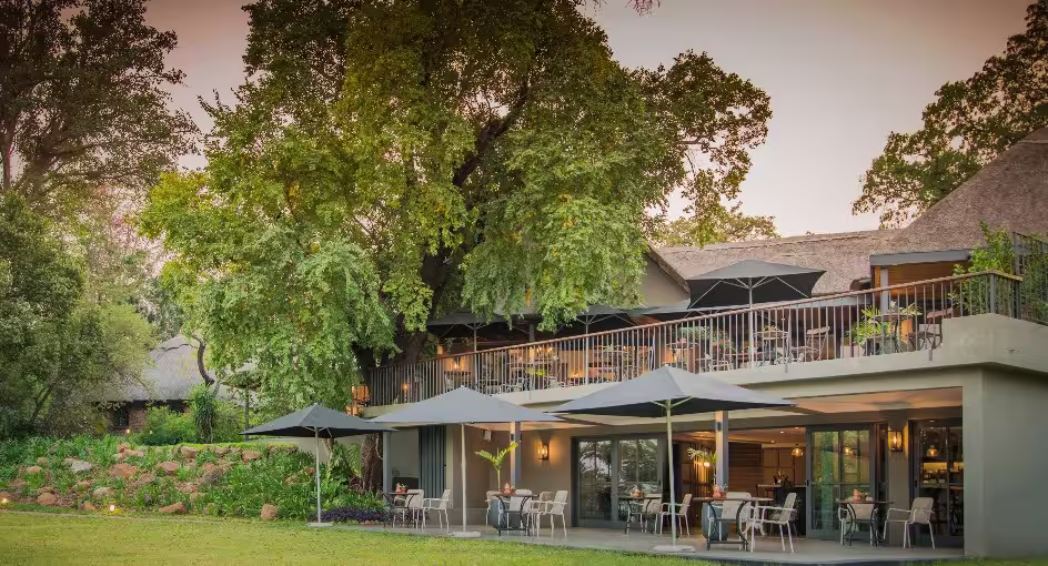 exterior of Anantara Stanley & Livingstone Victoria Falls Hotel