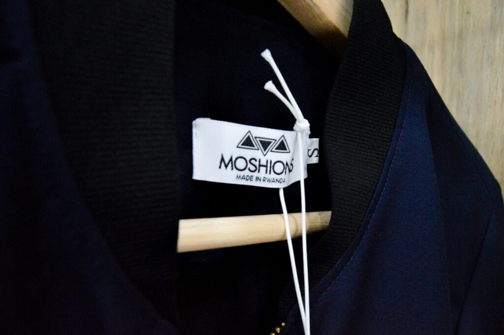 fashion lable on garment